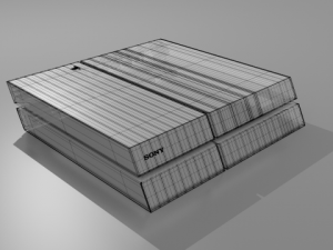 playstation 4 Modelo 3D