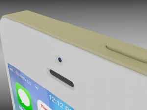 iphone 5s or Modèle 3D