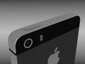 iphone 5s plateadogrisdorado Modelo 3D