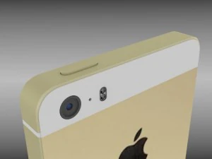 iphone 5s plateadogrisdorado Modelo 3D