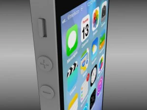 iphone 5s plateadogrisdorado Modelo 3D