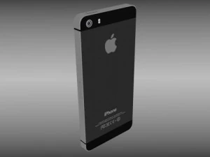 iphone 5s plateadogrisdorado Modelo 3D