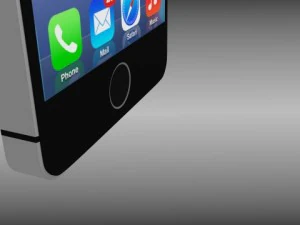 iphone 5s plateadogrisdorado Modelo 3D