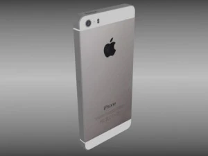 iphone 5s plateadogrisdorado Modelo 3D