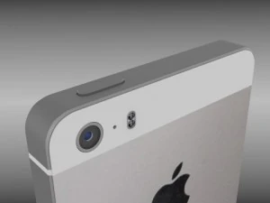 iphone 5s plateadogrisdorado Modelo 3D
