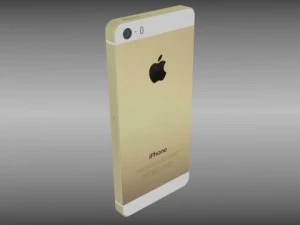 iphone 5s plateadogrisdorado Modelo 3D