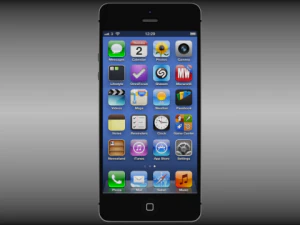 modern phone collection 3D Model