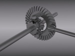 animated differential 3D Model