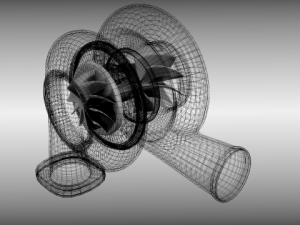 animated turbo 3D मॉडल