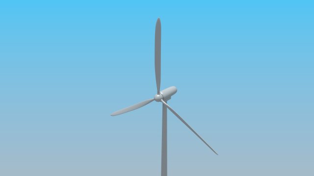 animated wind turbine 3D मॉडल .c4d .max .obj .3ds .fbx .stl .blend 