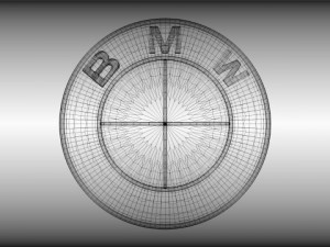 bmw logo 3Dモデル