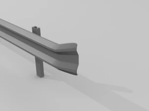traffic railing 3D Model