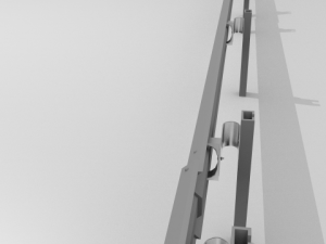 traffic railing 3D Model