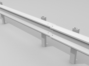 traffic railing 3D Model