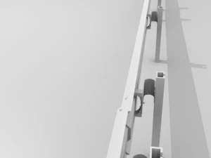 traffic railing 3D Model