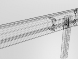 traffic railing 3D Model