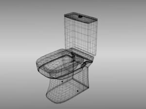 toilet 3D मॉडल
