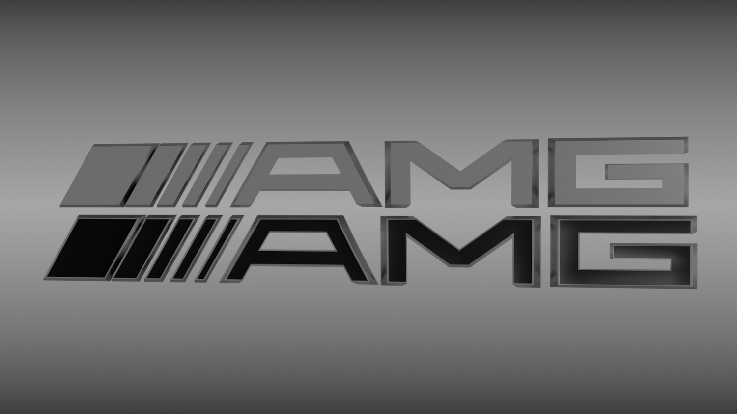 amg logo set 3D Model in Parts of auto 3DExport