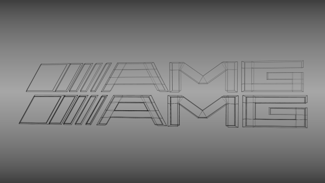 AMG Logo - 3D Model by 3d_logoman