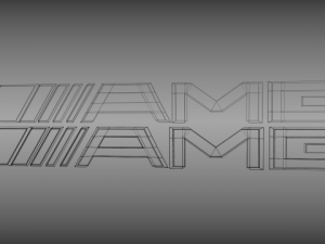 amg logo set 3D Модель