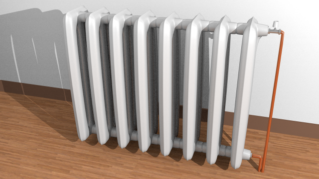 radiator 3D मॉडल .c4d .max .obj .3ds .fbx .stl .blend 