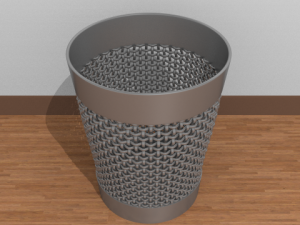 office bin 3D मॉडल
