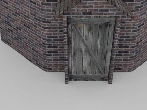 animowany wiatrak Model 3D