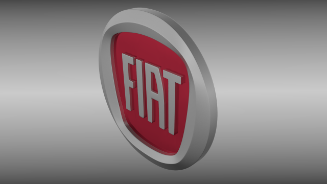 fiat logo 3D Model