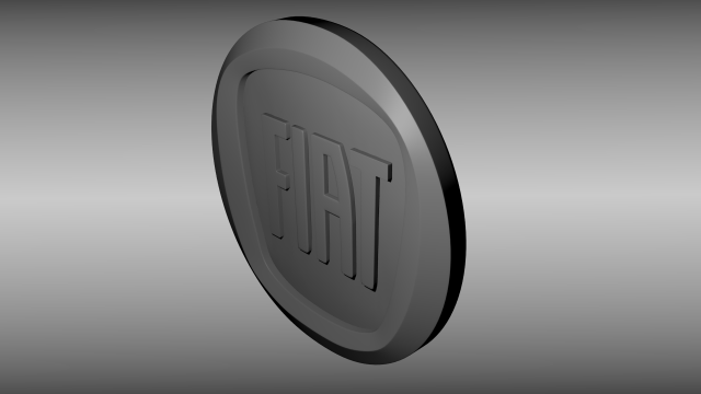 fiat logo 3D Model