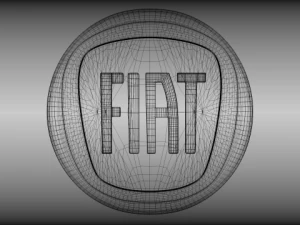 fiat logo 3D Model