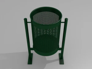 city trash can 3D Model