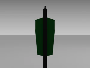 city trash can 3D Model