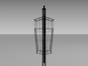 city trash can 3D Model