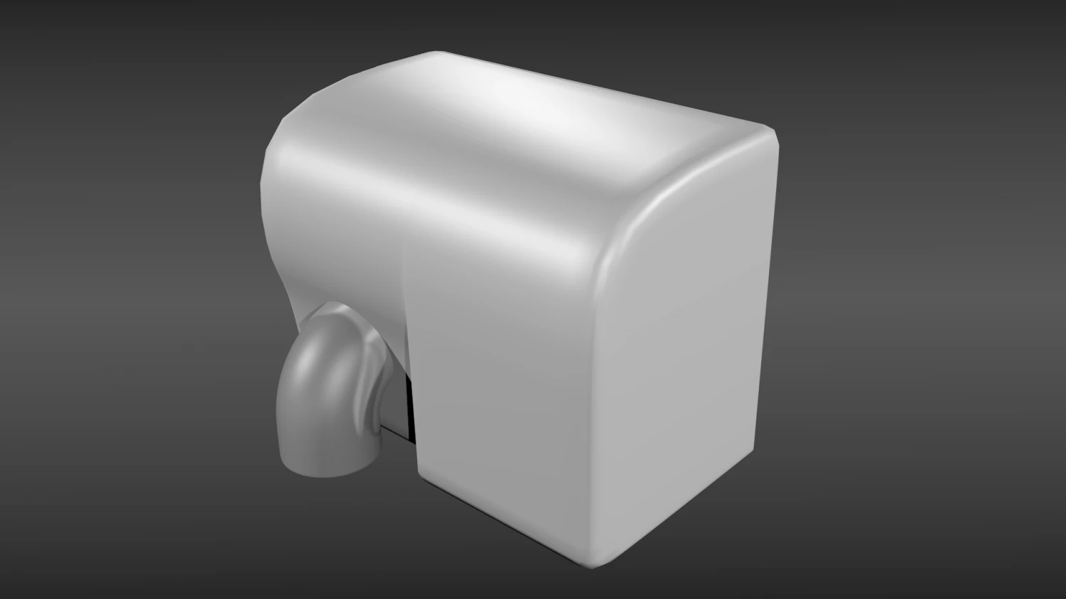 hand dryer 3D Model .c4d .max .obj .3ds .fbx .stl .blend 