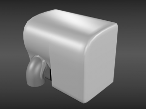 hand dryer Modello 3D