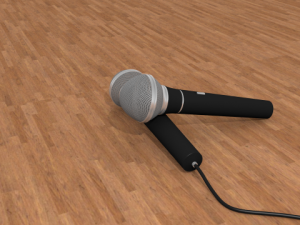 microphone 3Dモデル