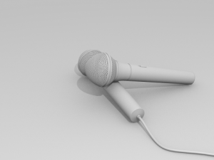 microphone 3Dモデル