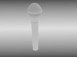 microphone 3Dモデル