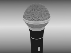 microphone 3Dモデル