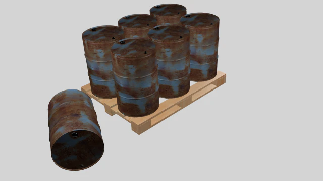 canna in acciaio Modello 3D .c4d .max .obj .3ds .fbx .stl .blend 