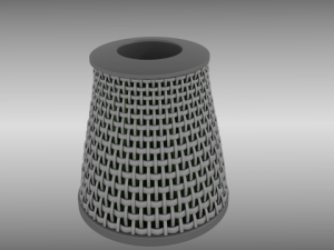 air filter Model 3D