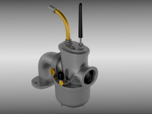moped carburetor 3D 模型