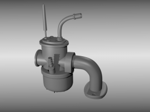 moped carburetor 3D Модель