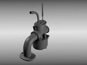 moped carburetor 3D Model
