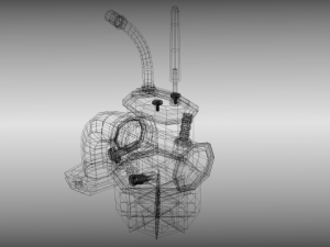 moped carburetor 3D Модель