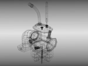 moped carburetor 3D Model