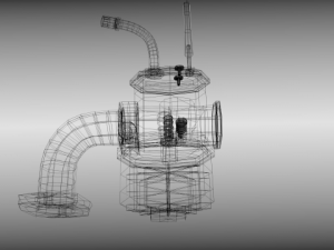 moped carburetor 3D Модель