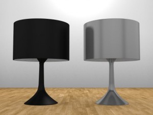 flos spun lamp 3D 模型
