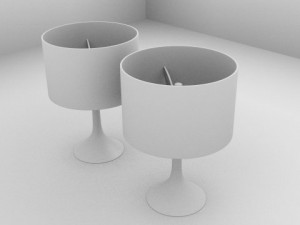 flos spun lamp 3D 模型