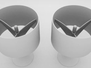 flos spun lamp 3D Model